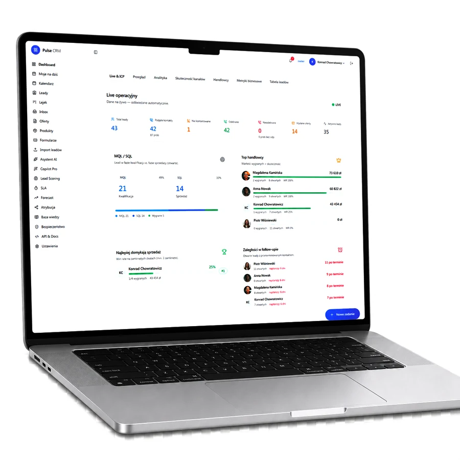Dedykowana aplikacja CRM w budowie