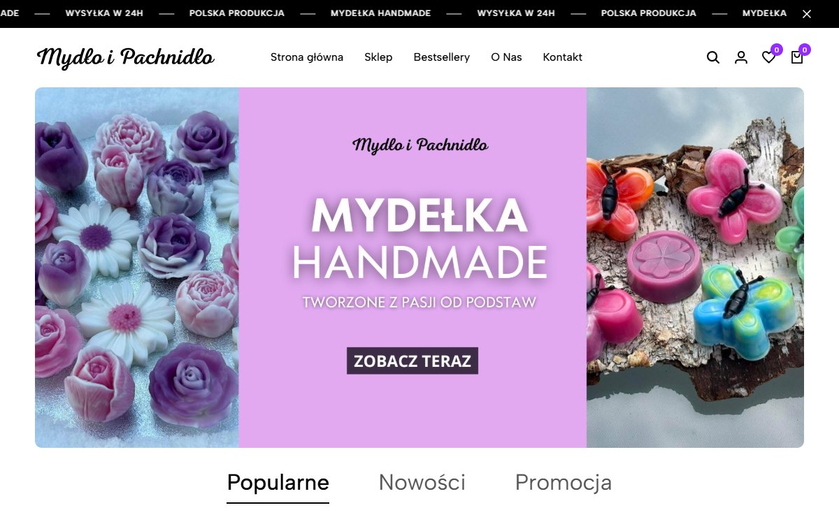 Przykładowa strona sklepu beauty widoczna w Google